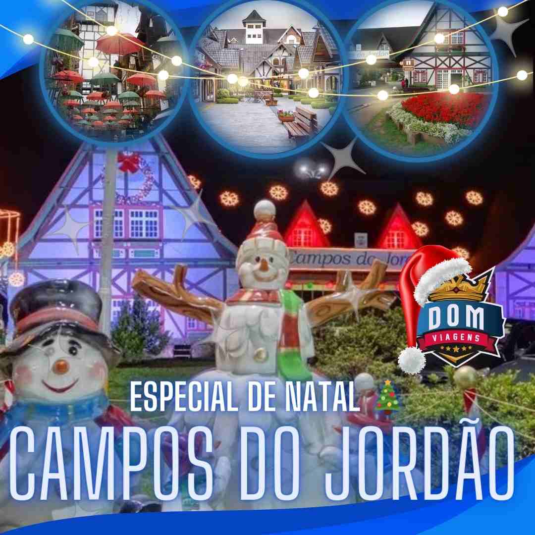 CAMPOS DO JORDÃO NATAL LUZ 2024 + City Tour