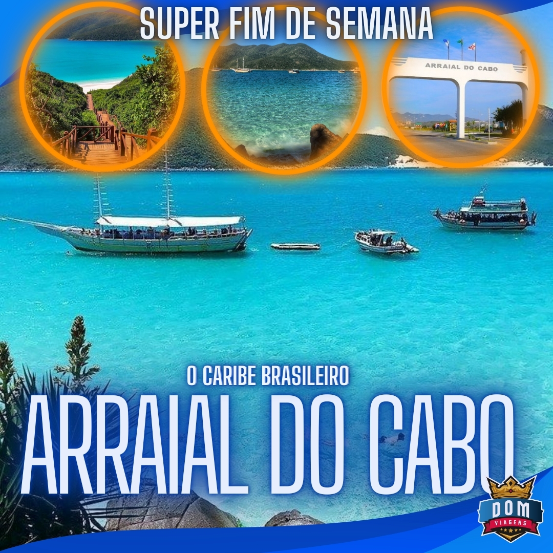 ARRAIAL DO CABO - FIM DE SEMANA - (FEVEREIRO)