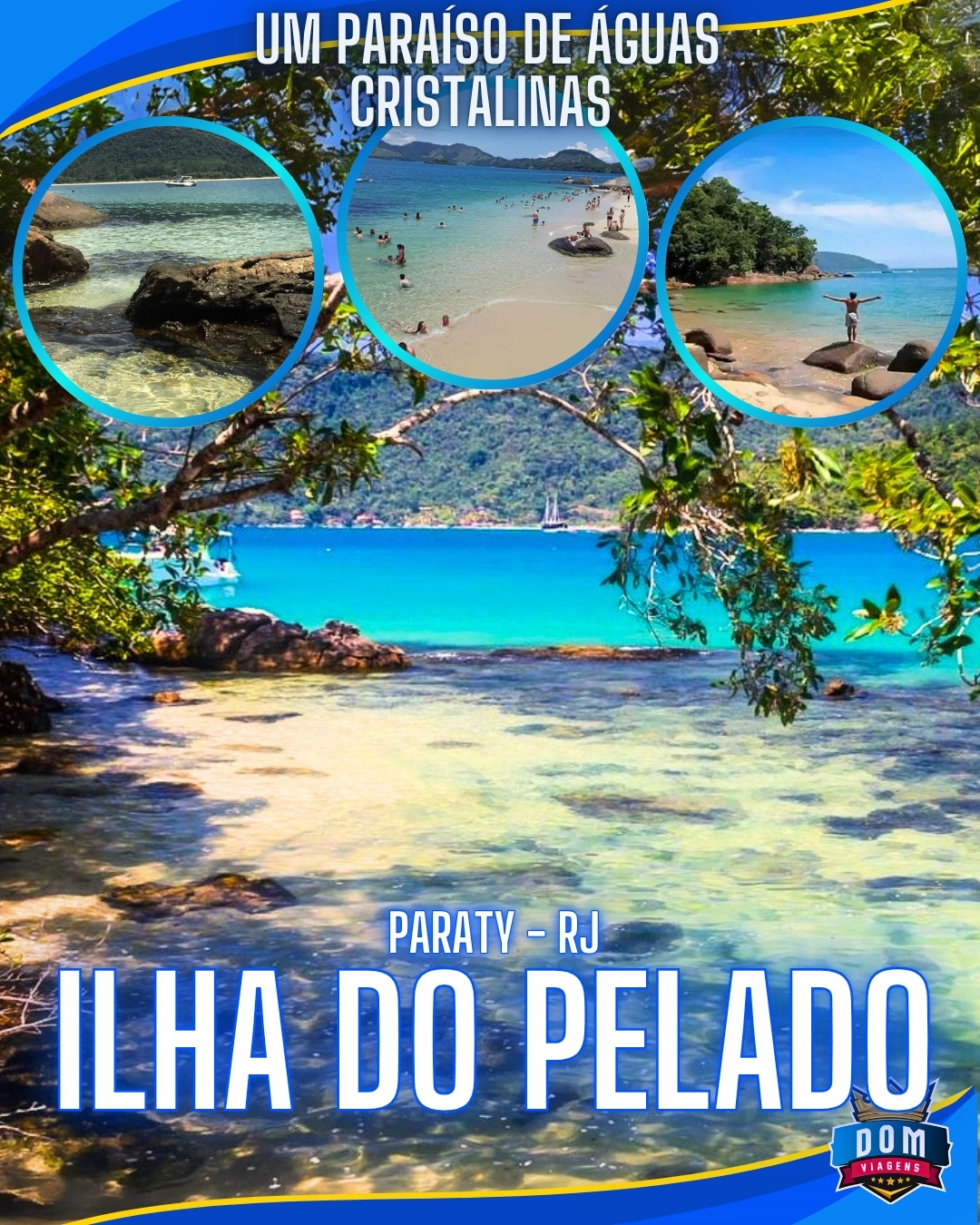 ILHA DO PELADO + TRAVESSIA DE BARCO